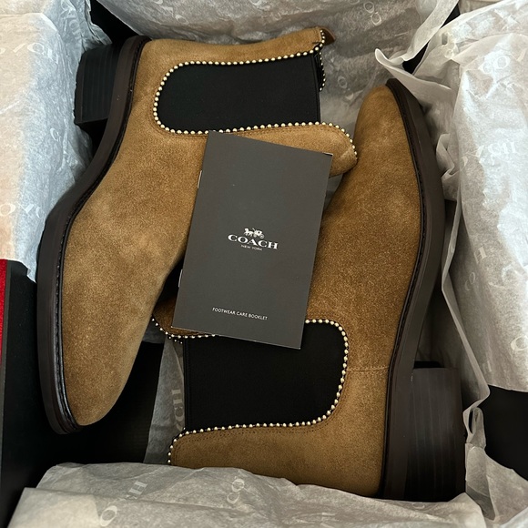 NIB Coach Bowery Beadchain Chelsea Boot - Picture 10 of 10